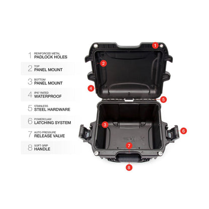 Nanuk 908 Black (Empty) Protective Hard Case