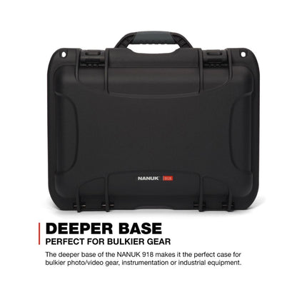 Nanuk 918 Black (Empty) Protective Hard Case