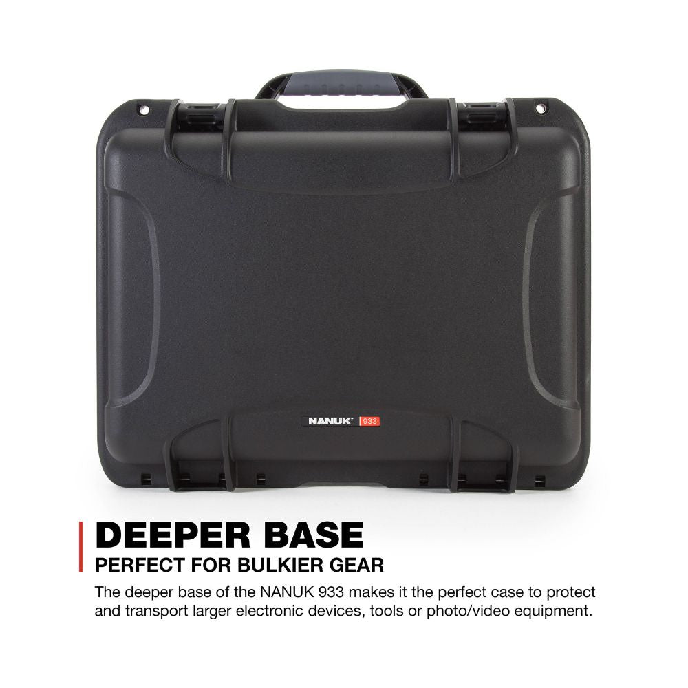 Nanuk 933 Black (Empty) Protective Hard Case