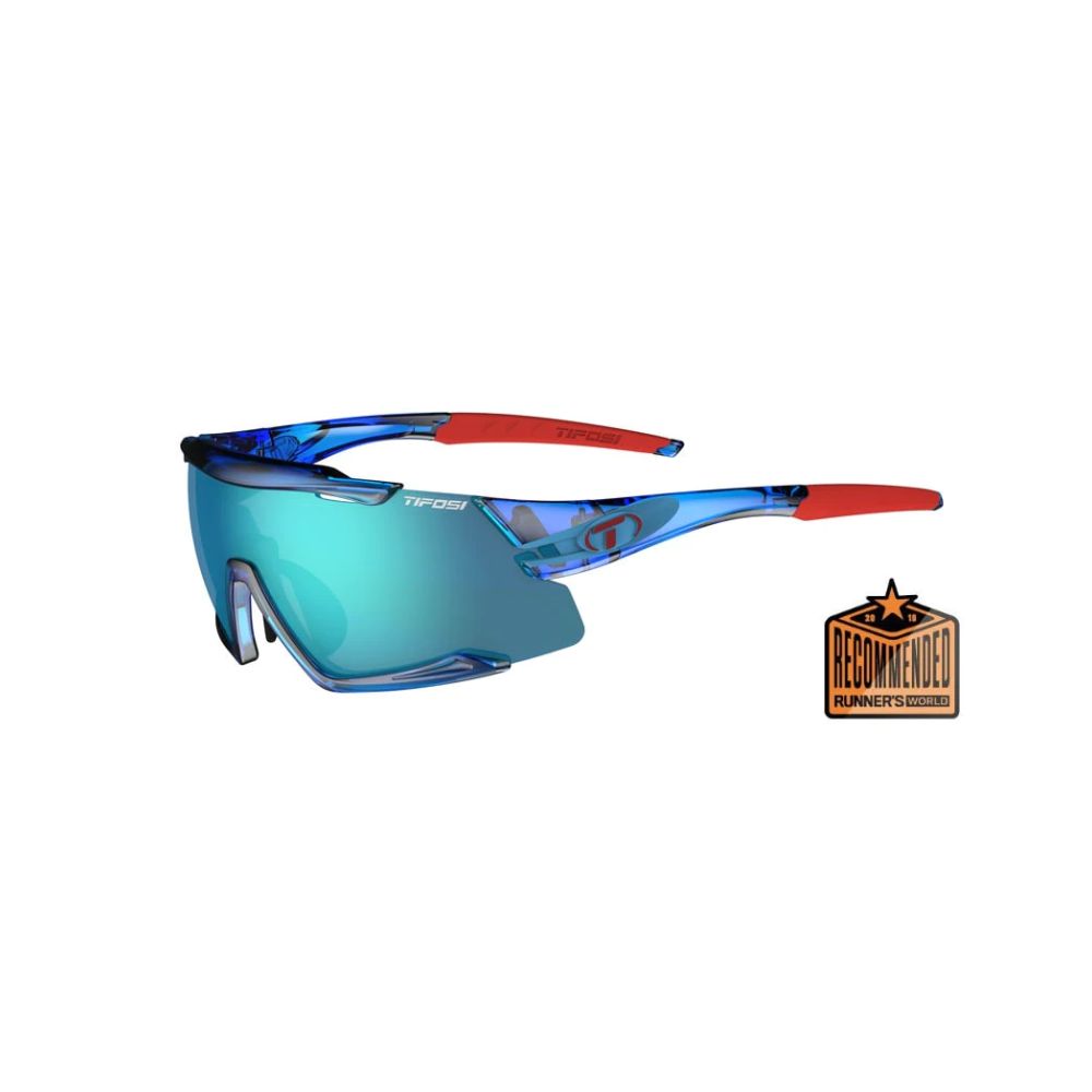 Tifosi Aethon Sunglasses Crystal Blue Interchange