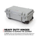 NANUK 935 Protective Hard Case Silver with Padded Dividers 
