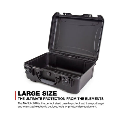 Nanuk 940 Black (Empty) Protective Hard Case