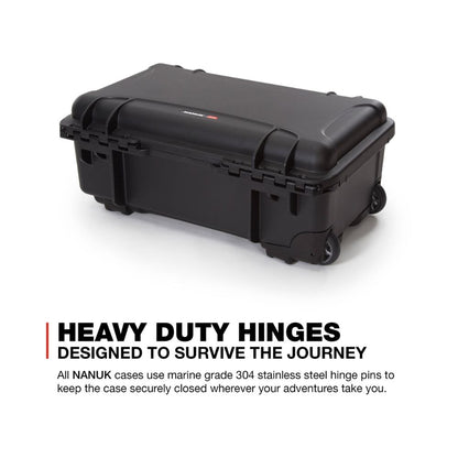 NANUK 935 Protective Hard Case Black with Padded Dividers 