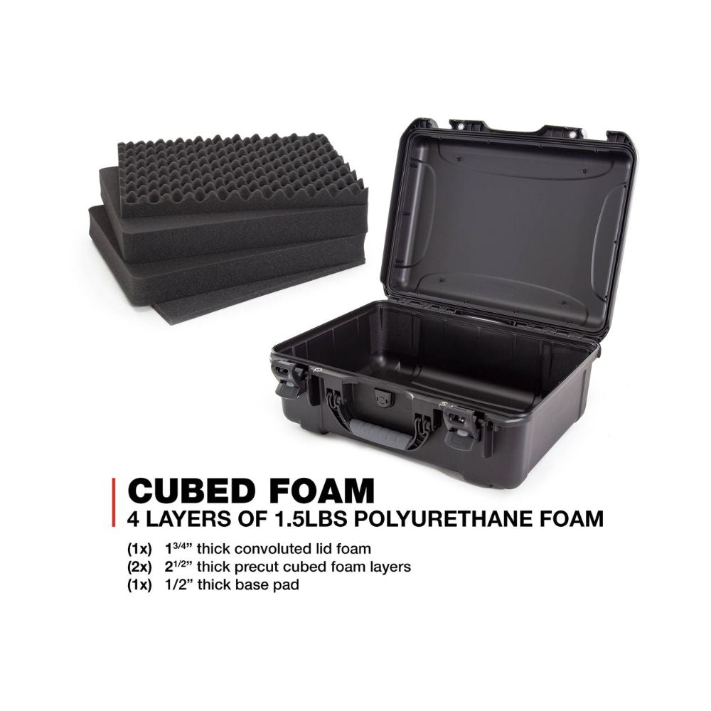 Nanuk 940 Black (Cubed Foam) Protective Hard Case