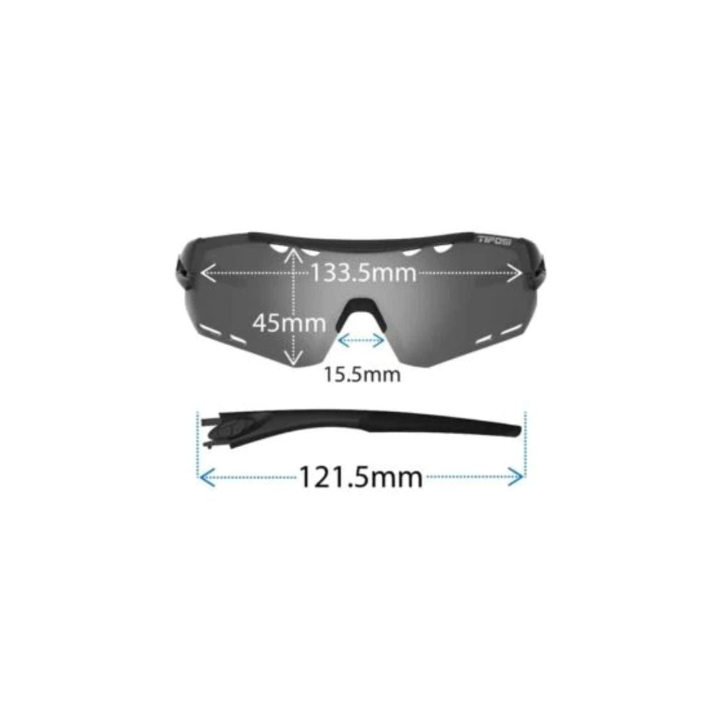 Tifosi Alliant Sunglasses Gunmetal/Blue Interchange