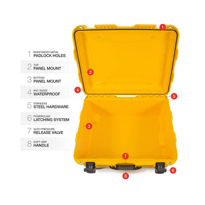 Nanuk 950 Yellow (Empty) Protective Hard Case