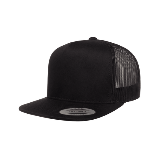 Flexfit YP Classics 6006 Classic Trucker Mesh Cap - Black