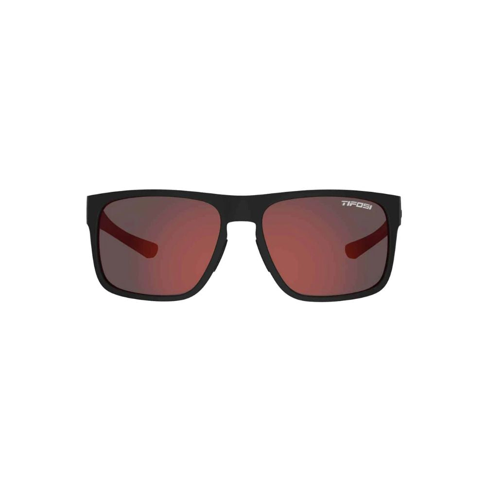 Tifosi Swick Satin Black/Crimson Sunglasses