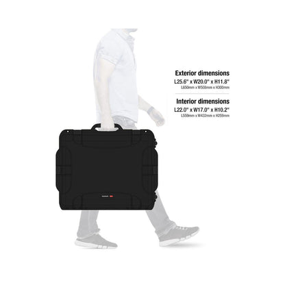 Nanuk 955 Black (Cubed Foam) Protective Hard Case