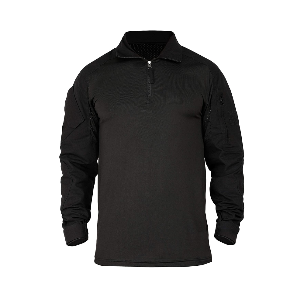 DeltaTac Full Sleeve Tactical T-Shirt Black