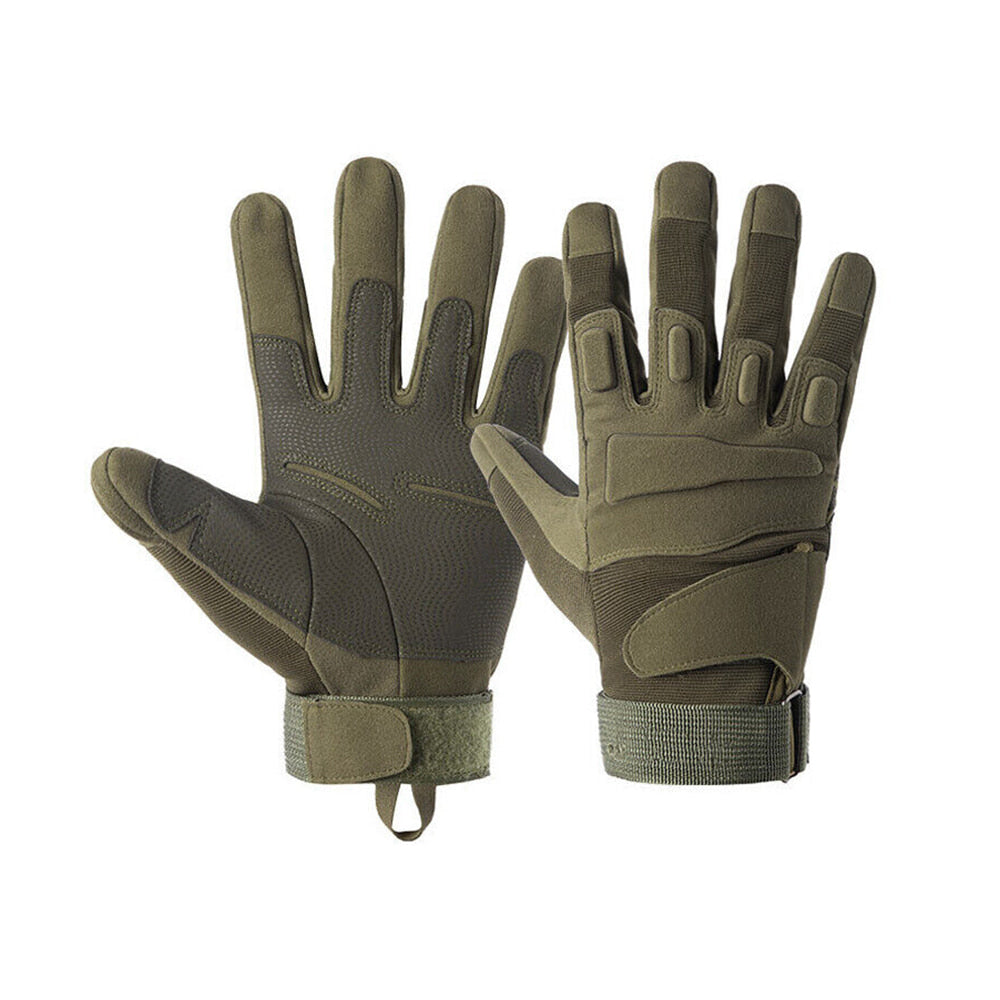 Tactical Gloves (Full Finger) - Green