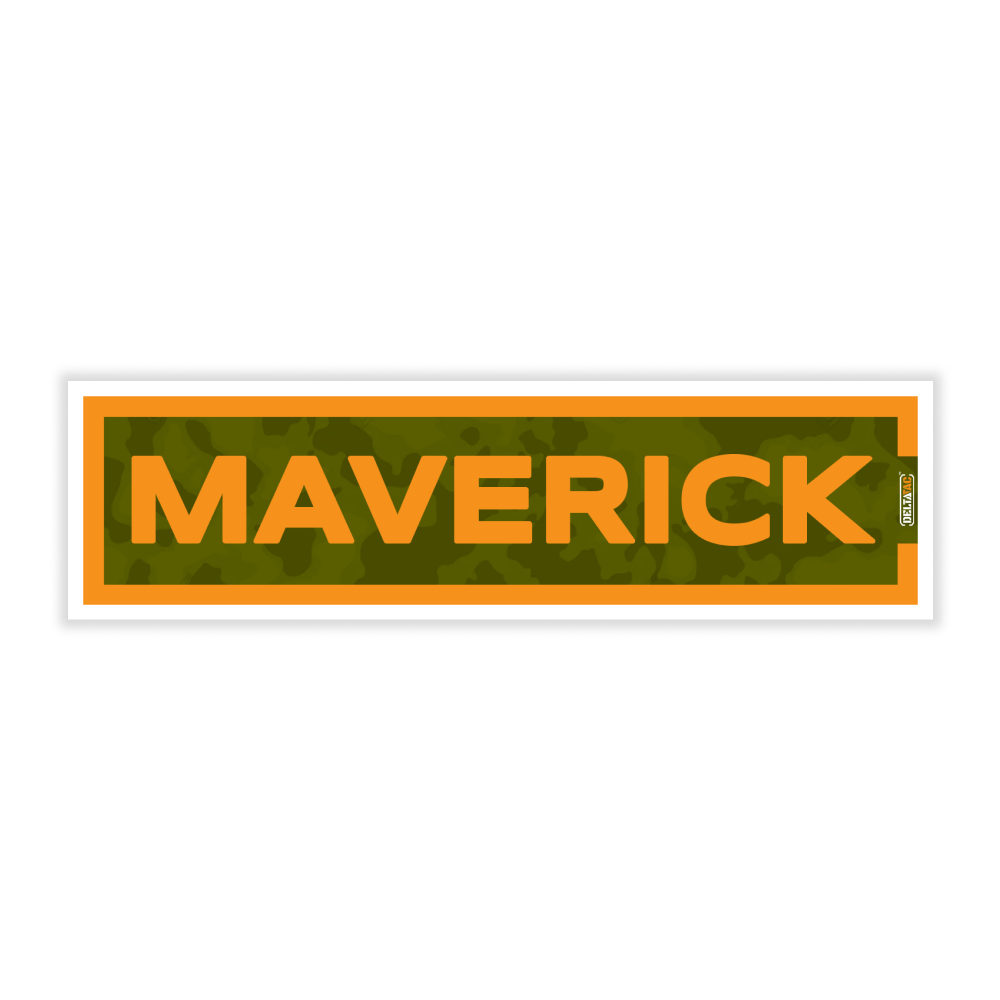 DeltaTac Name Tab Stickers- Maverick (Pack of 2)