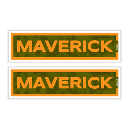 DeltaTac Name Tab Stickers- Maverick (Pack of 2)