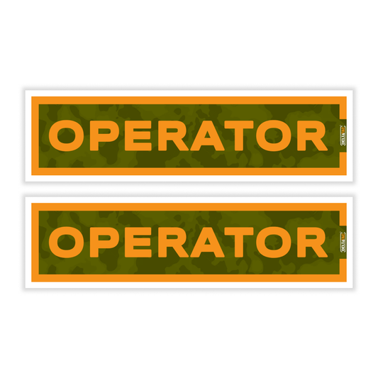 DeltaTac Name Tab Stickers- Operator (Pack of 2)