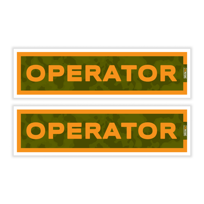 DeltaTac Name Tab Stickers- Operator (Pack of 2)
