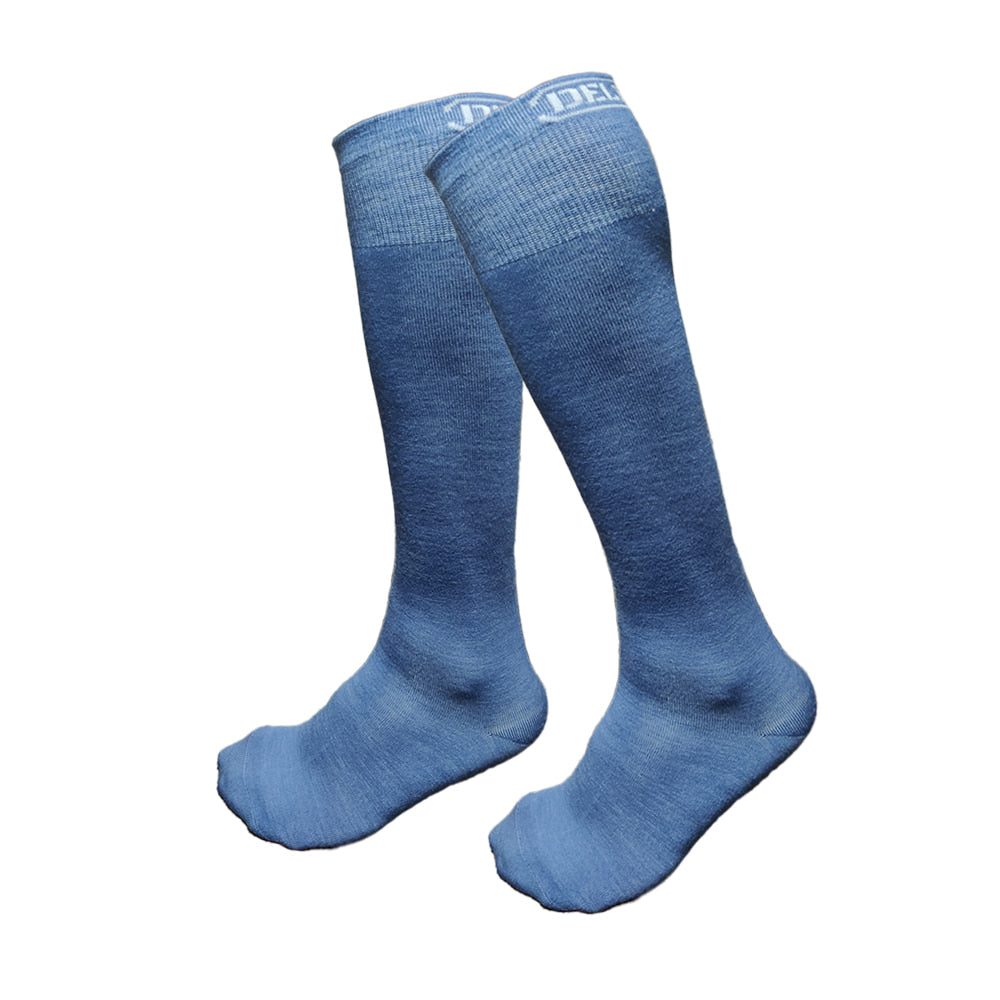 Merino Wool Blue Socks For Men And Women