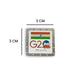 DT G20 Indian National Flag Lapel Pin - Silver