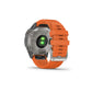 Garmin Fenix 6 Sapphire - Titanium with Ember Orange Band