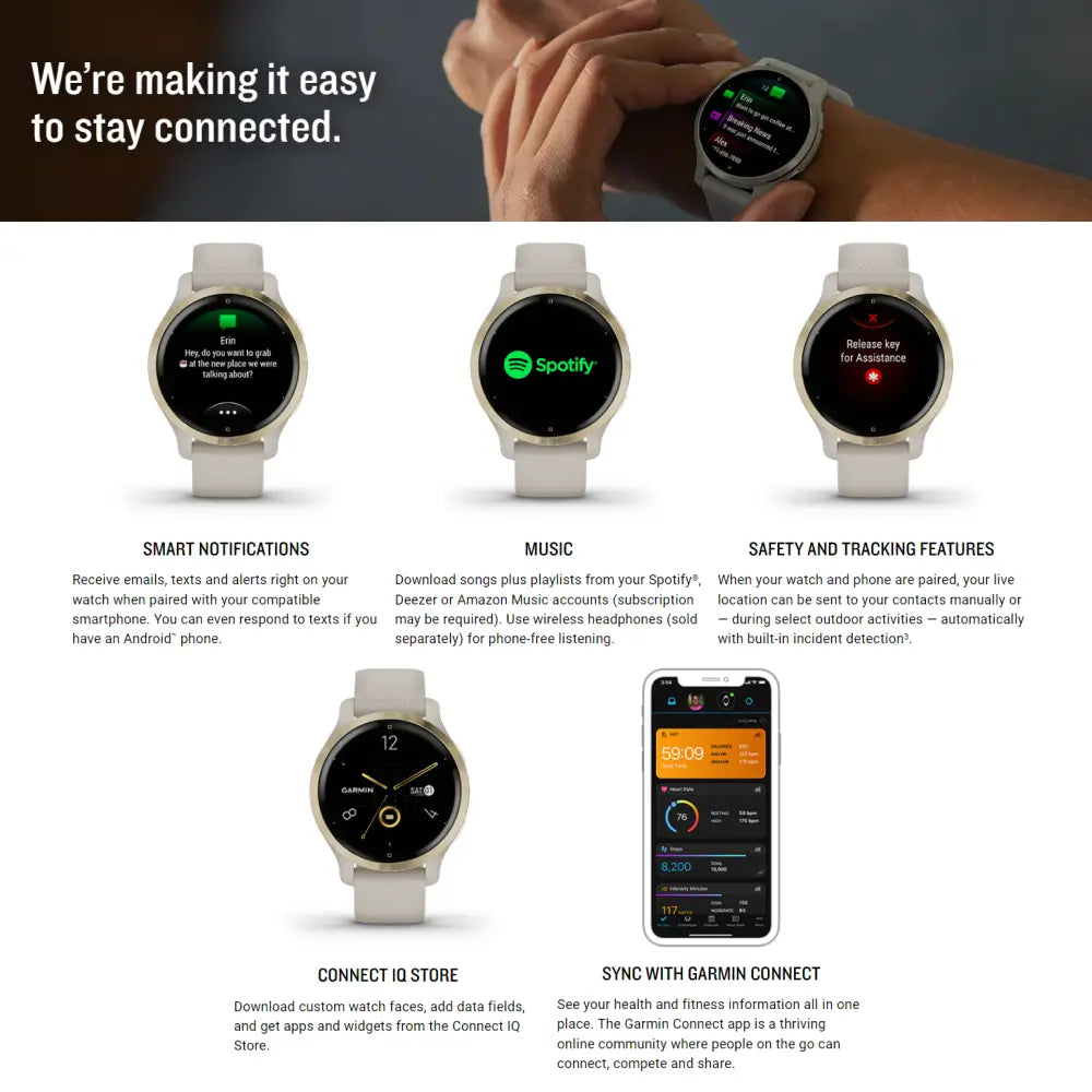 Garmin Venu 2S Features