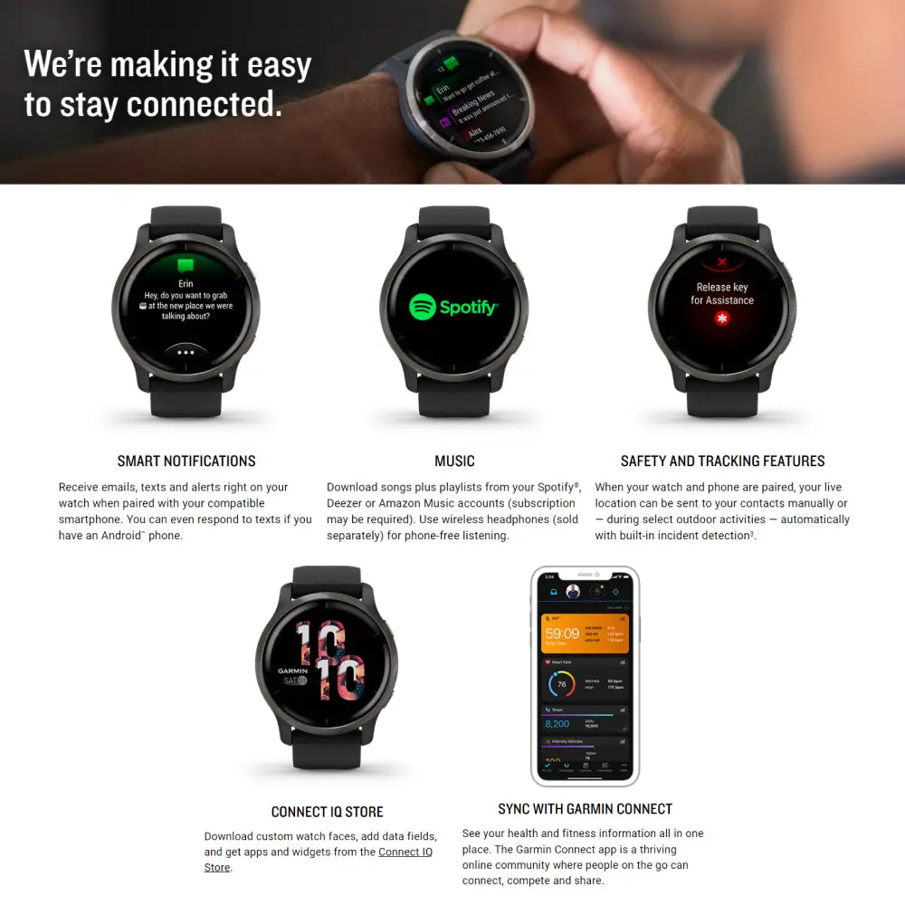 Garmin Venu 2 Features
