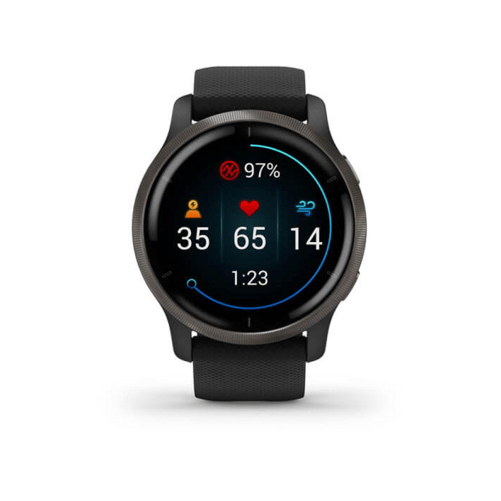 Garmin Venu 2 Slate  Black