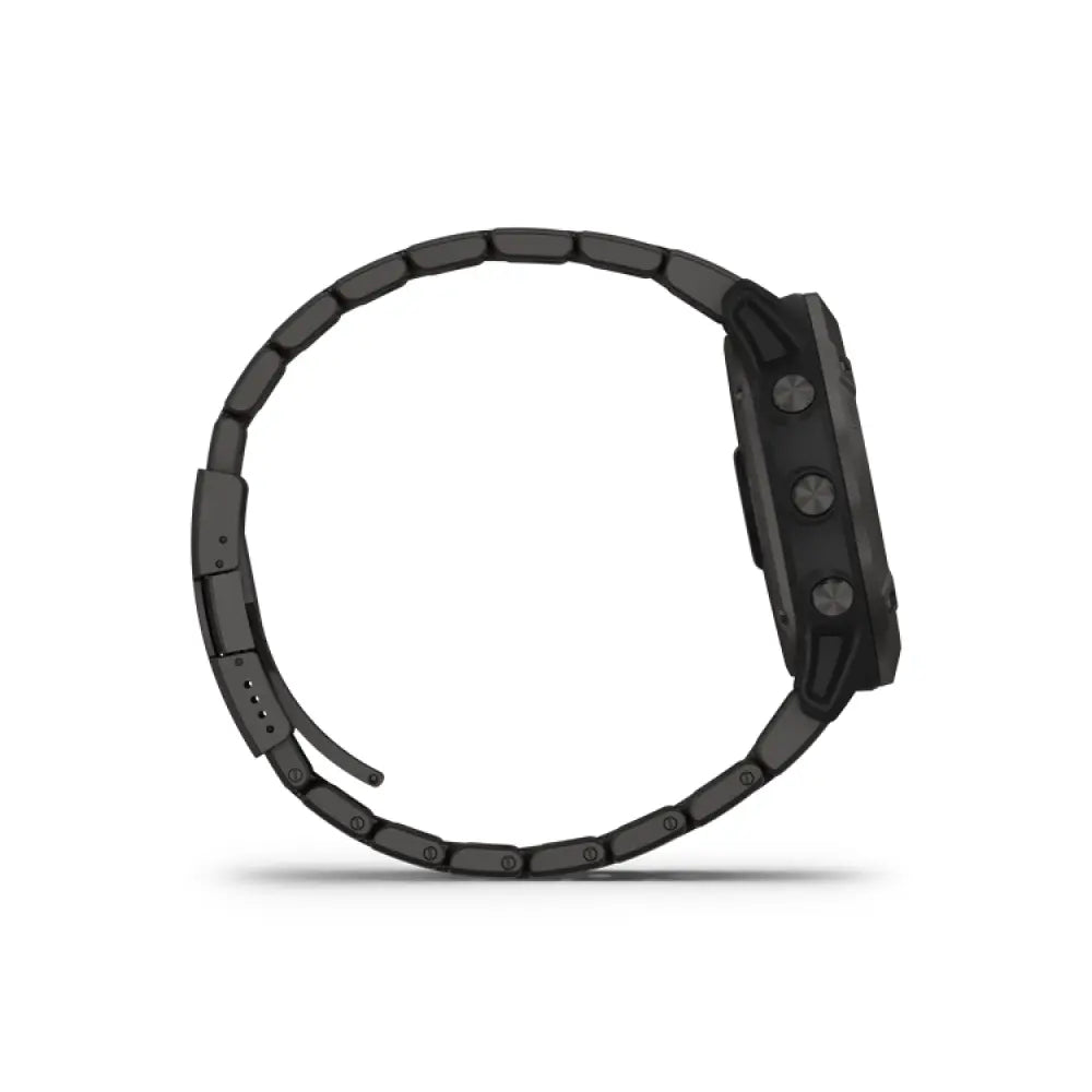 Garmin Fenix 6X Pro Solar - Titanium with Vented Titanium Bracelet