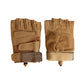 Tactical Gloves (Half Finger) - Khaki - DeltaTac.shop