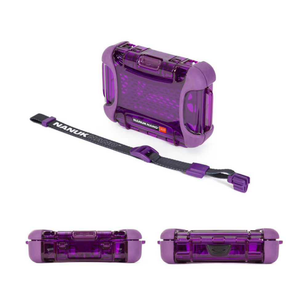 Nanuk Nano 310 Protective Hard Case - Purple