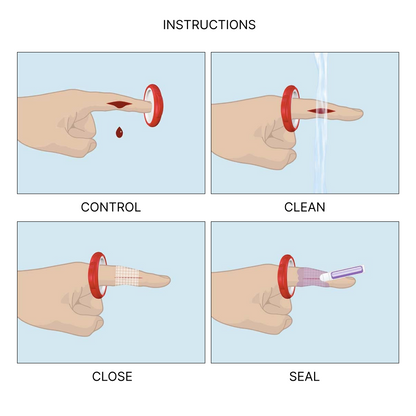 Finger Cut Tourniquet T Ring