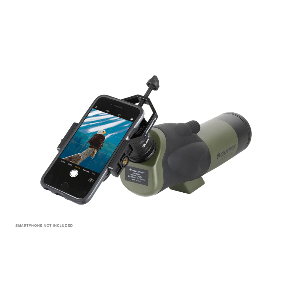 Celestron Ultima 18-55x65mm Angled Zoom Spotting Scope With Smartphone Adapter