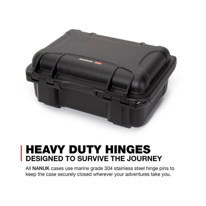 Nanuk 915 Black (Cubed Foam) Protective Hard Case
