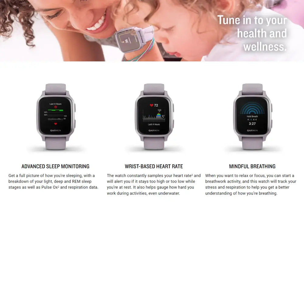Garmin Venu Sq Features