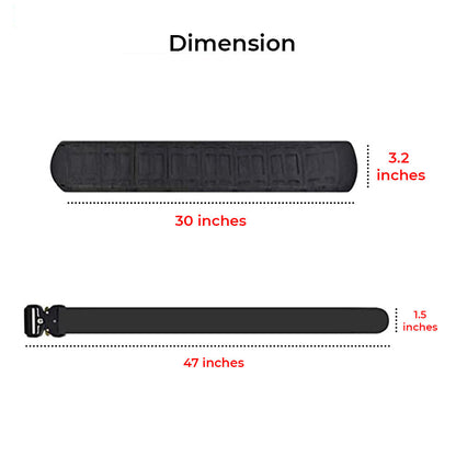 Hurricane Tactical War Belt Black