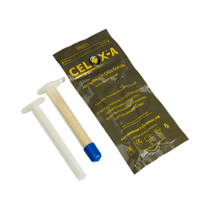 medic combo medical kit celox applicator with granules