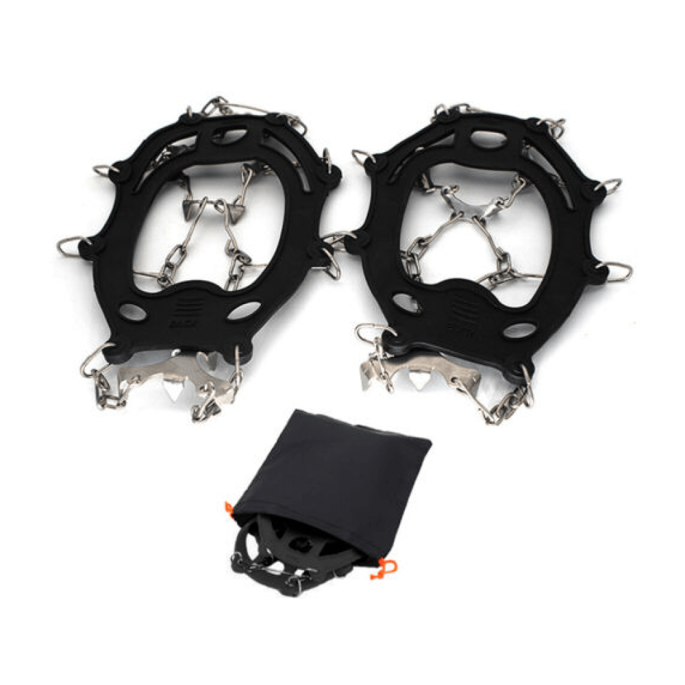 19 Spikes Black Crampon for Mountaineering and Ice Climbing