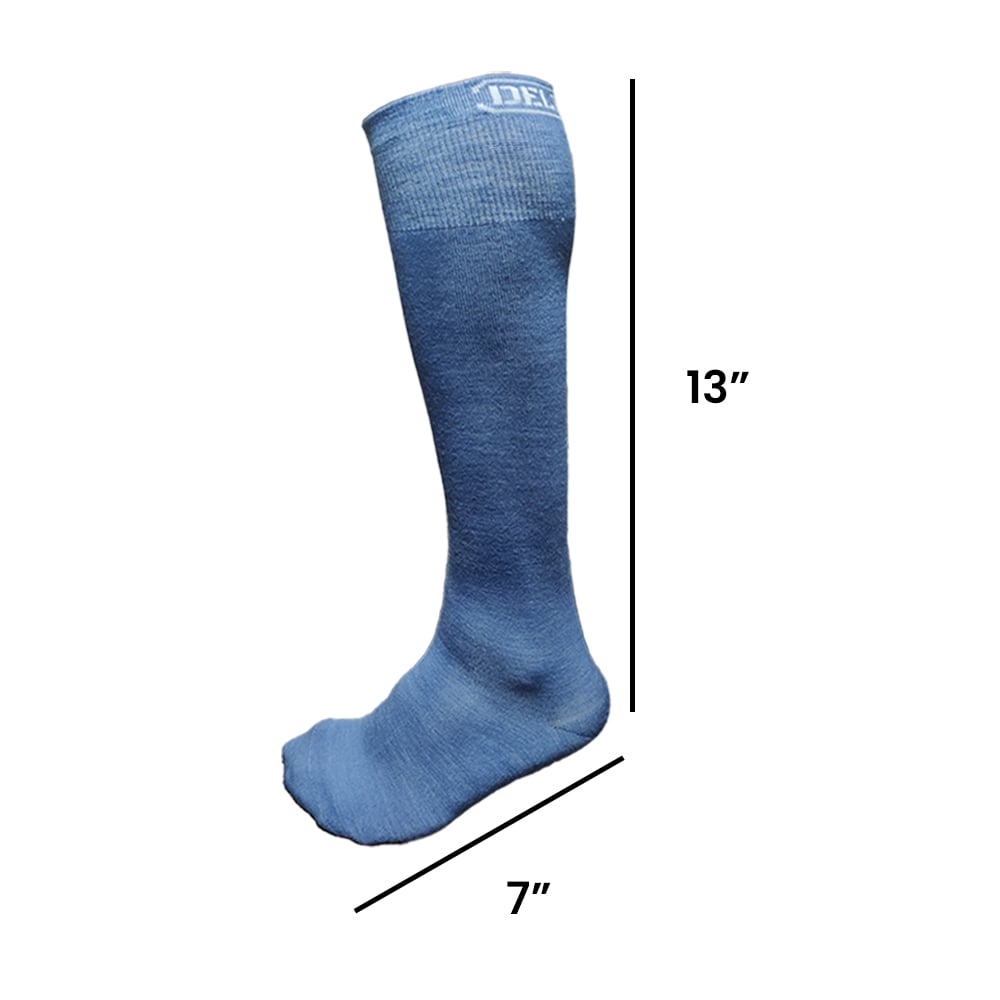 Merino Wool Blue Socks