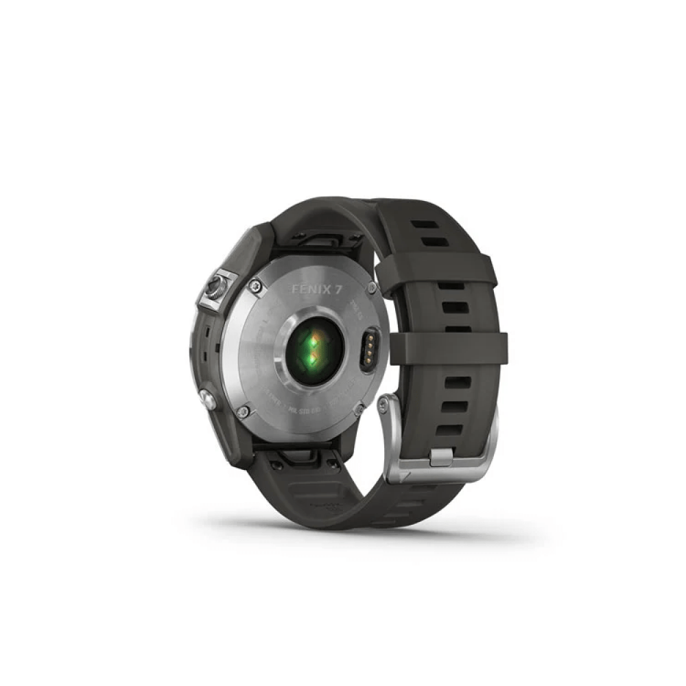 Garmin Fenix 7 - Silver with Graphite Band