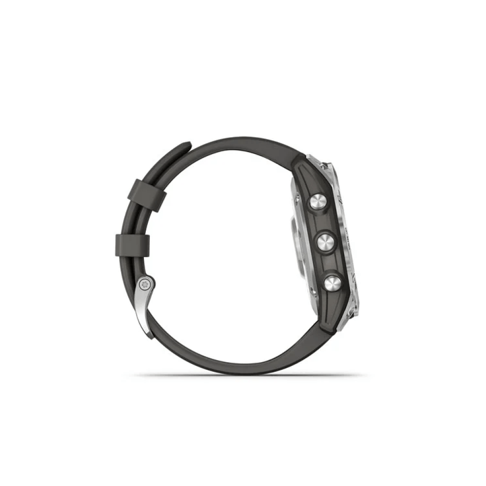 Garmin Fenix 7 - Silver with Graphite Band