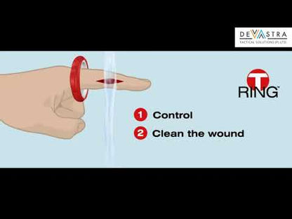 T-Ring Medical (Stop finger cut bleeding / Finger Tourniquet for Fingers and Toes)