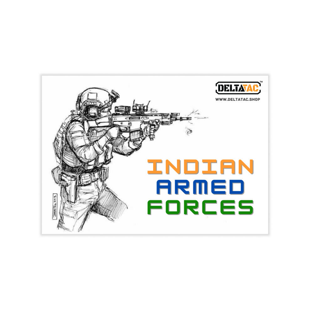 Get Best Indian Armed Forces Stickers | Army Stickers – DeltaTac.shop