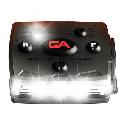 Guardian Angel Micro Series Wearable Safety Light - Red/White
